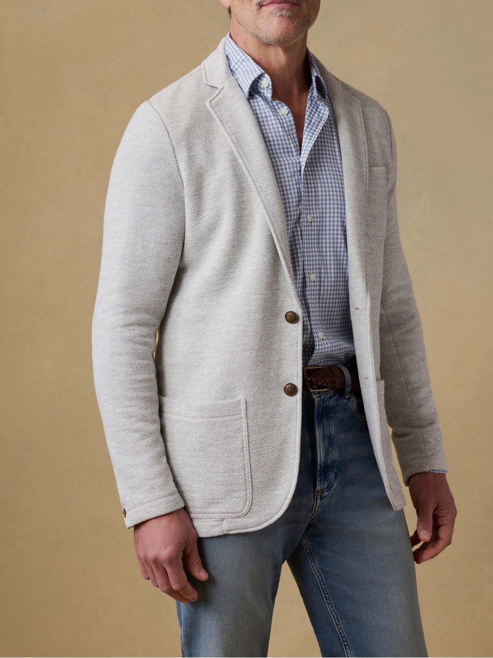 NWT Faherty Inlet Blazer Grey